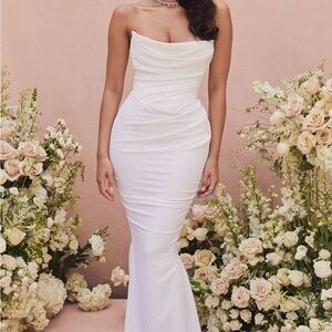 House of CB Elegant White Wedding Dress